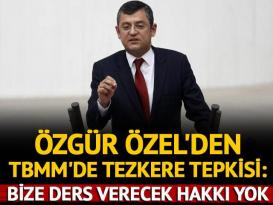 CHP Grup Başkanvekili Özgür Özel