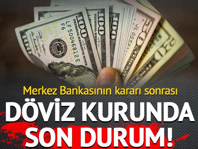 Merkez Bankası’nın faiz kararı sonrası dolardan ilk tepki: İşte dolar/TL’nin yeni fiyatı!