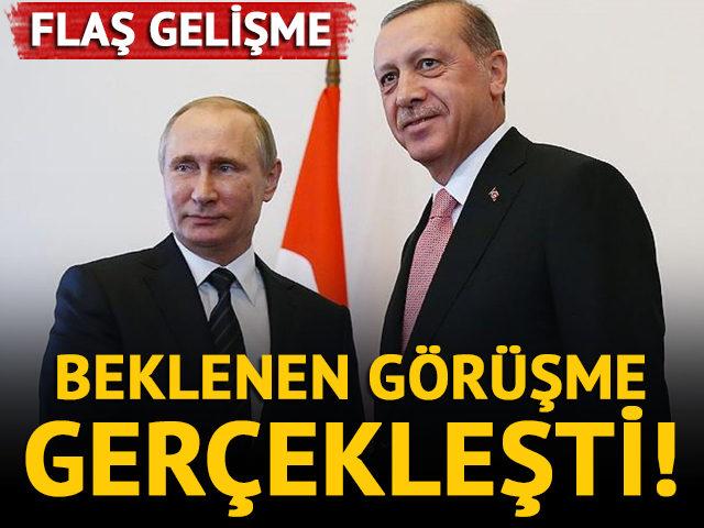 Erdoğan, Putin ile görüştü