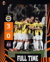 Fenerbahçe: 3 – Anderlecht: 0 | MAÇ SONUCU