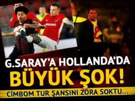 Galatasaray’a Hollanda’da büyük şok!